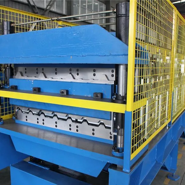Corrugated Panel Standing Seam IBR Roof Sheets 2 Profiles in 1 Machine Double Layer Roll Forming Machine photo-3