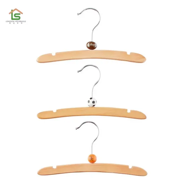 Wooden Baby Kids Clothes Hanger photo-4
