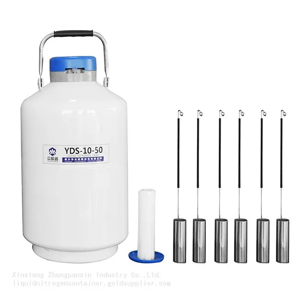 ZHONGPANXIN 10L Liquid Nitrogen Container Liquid Nitrogen Storage Container photo-4