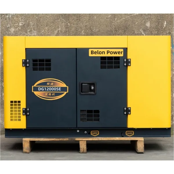 9KW Single Phase 220V Water-Cooled Silent Diesel Generator With 2V80F Engine