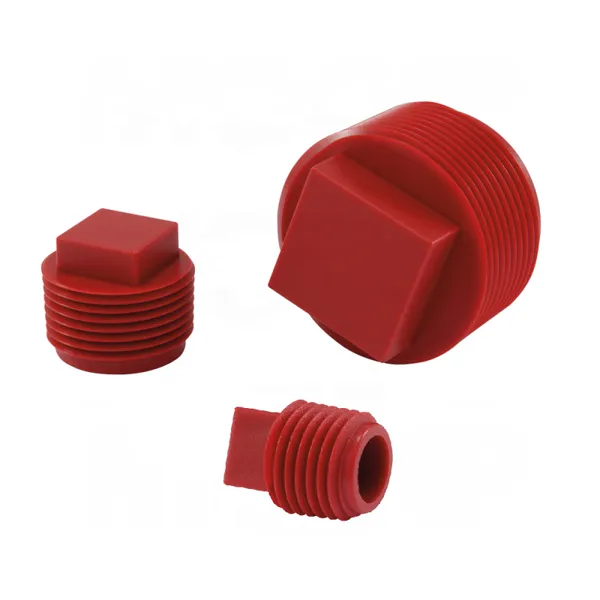 NPT Threads Square Head Sealing Gas Oil Threaded Plastic Waterproof Sealing Npt Pipe Male Plug photo-4