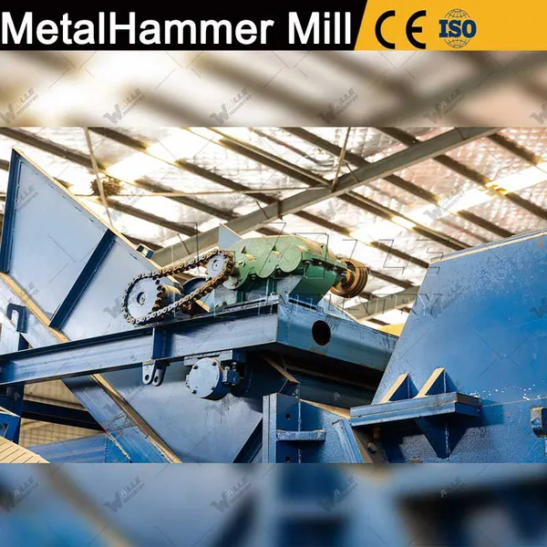 Factory Supply Metal Recycling Machinery Aluminum Crusher Metal Hammer Mill Crusher Grinder