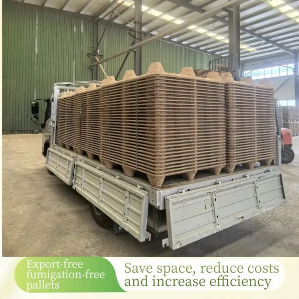 Cost-Effective Molded Wood Pallets — Factory Direct Supply — Versatile for Warehousing, Internal Circulation, and Export photo-3