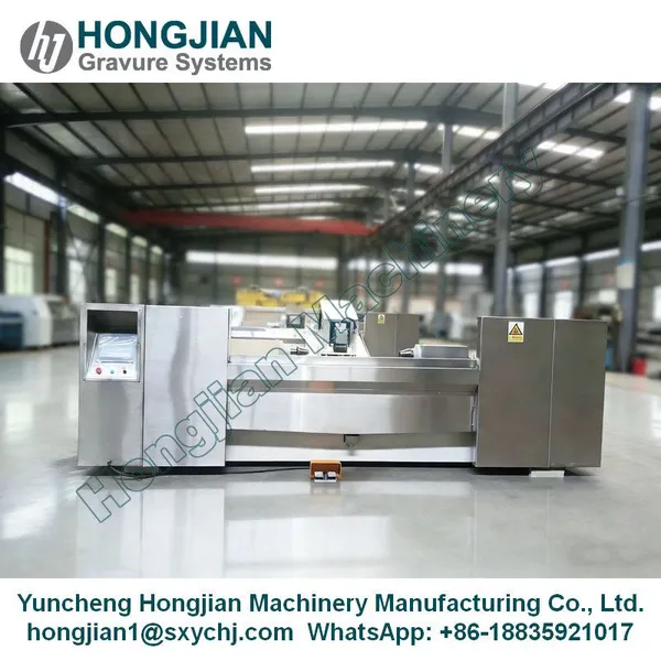 Gravure Cylinder Chrome Polishing Machine Automatic Chrome Polisher Gravure Cylinder Finishing Machine