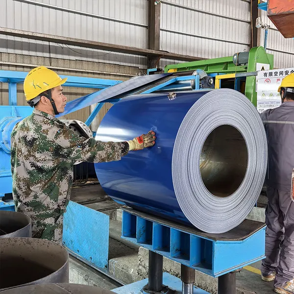 PPGI Standard Width Color Steel Coil 1000mm 1200mm 0.4mm 0.5mm Z80 Z100 Building Grade photo-3