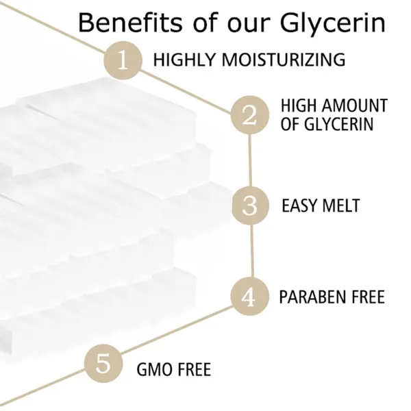 Transparent Glycerin Soap Base, Natural Organic Oil, Melt and Pour for Soap Making photo-5