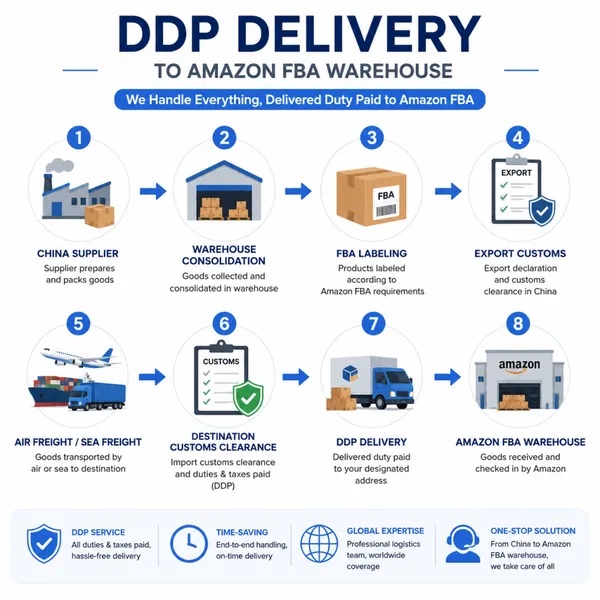 China Freight Forwarder for Amazon FBA Sellers With DDP Delivery photo-5