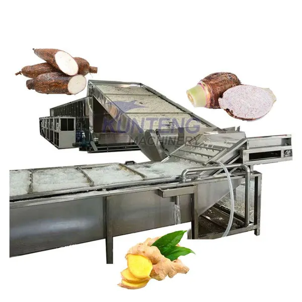 Large Scale Cassava Flour Konjac Powder Food Processing Machine Equipment Casava Vegetable Drying Grinding Production Line EPC