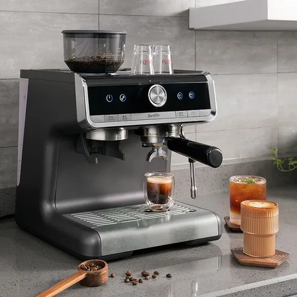 QD-b01 Commercial Small Integrated Coffee Machine 15Bar High Pressure Espresso Maker With 250g Bean Hopper