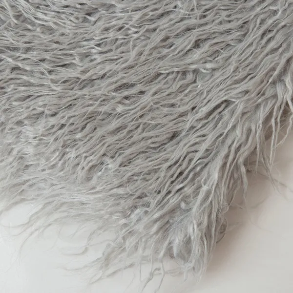 Solid Mongolian Shaggy Fur Long Pile Faux Fur Fake Fur Fabric photo-2