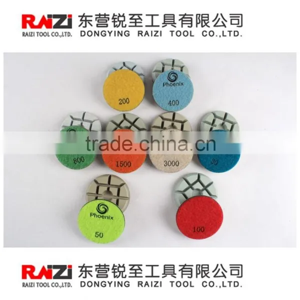 New Hybrid Diamond Concrete Floor Dry Polishing Pad photo-2