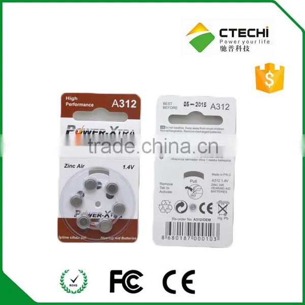 Hearing Aid Battery A312 A10 A675 A13 1.4V Coin Cell photo-4