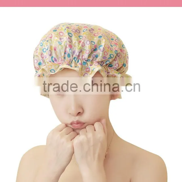 Water Proof Double Layer Shower Cap photo-2