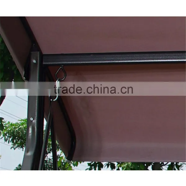3-seat Garden Patio Shade Swing Hanging Chair Outdoor Canopy Swing Chair photo-6