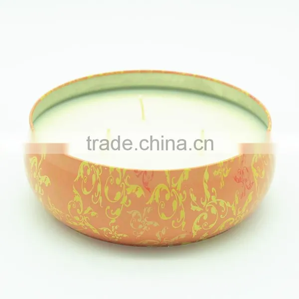 Paraffin Wax Scented Tin Candle With Metal Lid photo-4