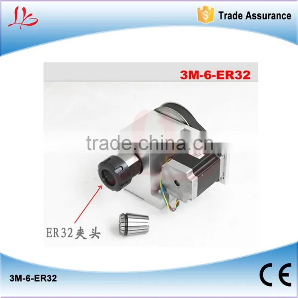 Rotary Axis With Collet 4th Axis Harmonic Drive