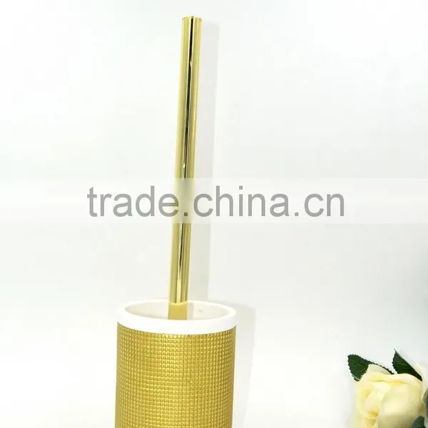 Golden Painting Polyresin Bathroom Accessories Set for Bathroom photo-6