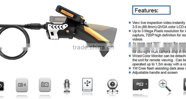 8.2mm 720p Video Endoscopy Camera With 1m Cable photo-2