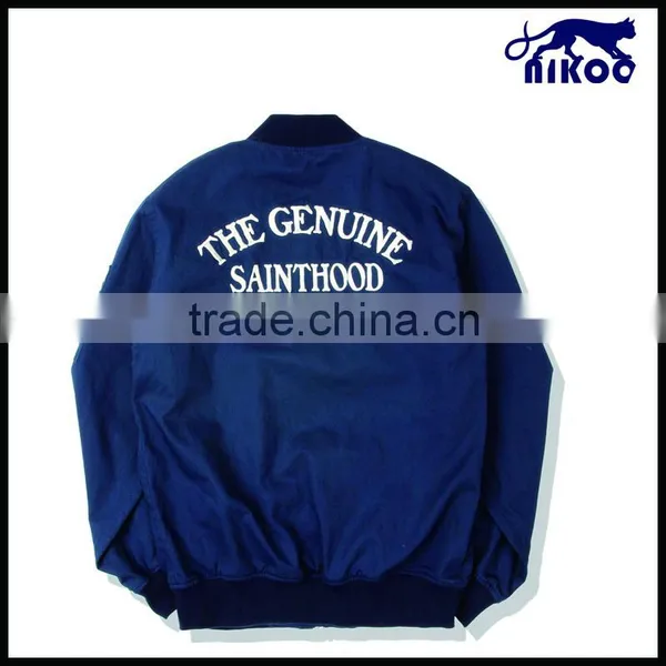 Custom Bomber Jacket With Embriodery Logo,Bomber Jacket Fashion Design photo-2