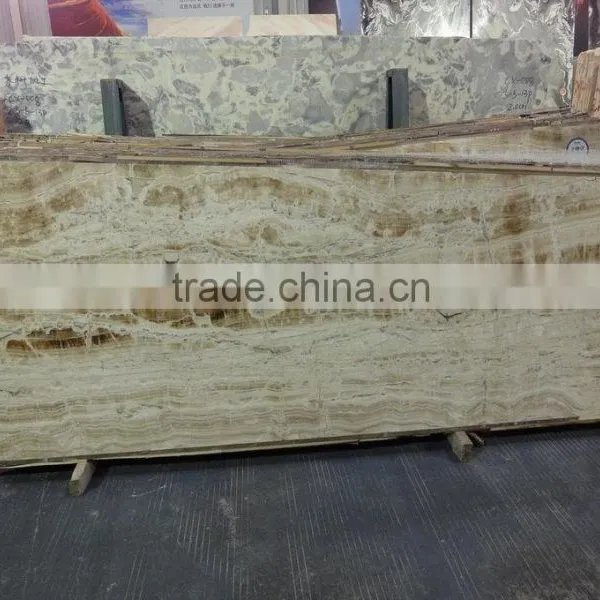 White Wooden Onyx Slab photo-2