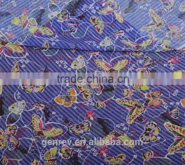 Factory Direct Sale Fabric for Printing Cheap Chiffon Fabric Printed Fabric Design photo-3