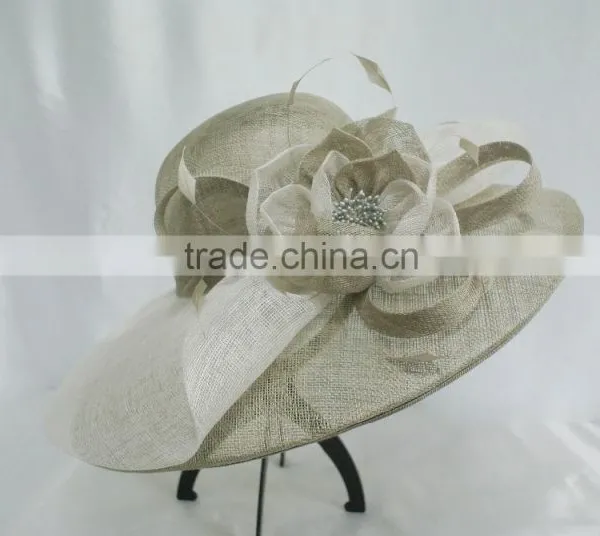 Ladies Fashion Sinamay Fashion Hats As Decorate Summer Hat photo-4