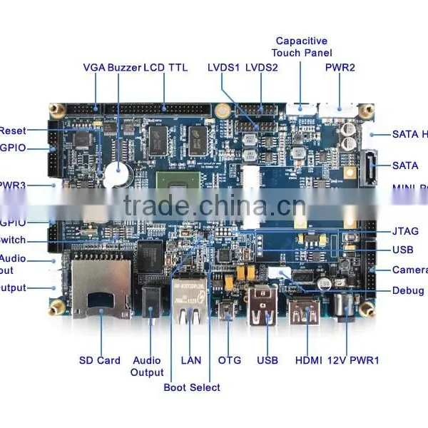 Freescale Cortex-A9 Dual/Quad Core Board With Android/Linux System
