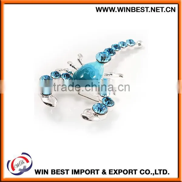 China Supplier Cheap Rhinestone Wedding Brooches photo-3
