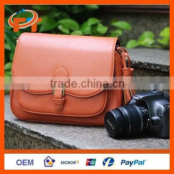 PU Leather DSLR SLR Camera Case Bag For Olympus photo-3