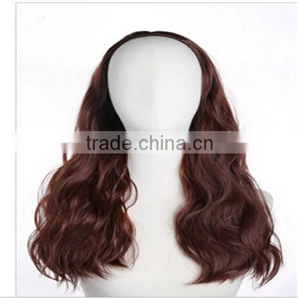 3/4 Fall Half Wig Hair
