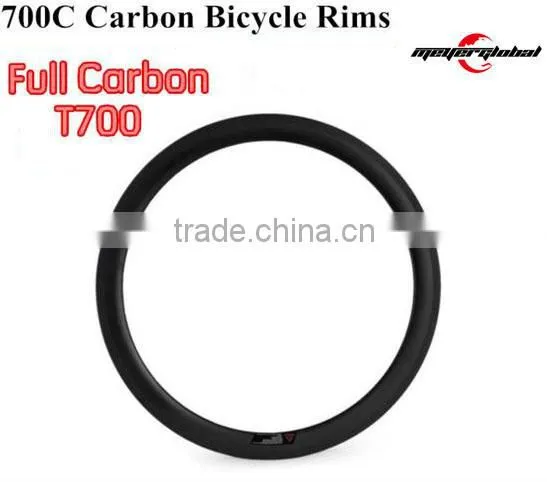 700c Full Carbon Clincher Road Bicycle Rims Chinese Carbon Rim 50mm Clincher Carbon Bike Rim photo-2