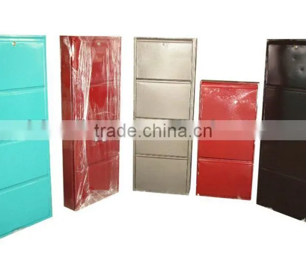 modern metal shoe rack wall mounted