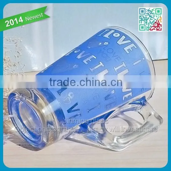 Hot Sale High Quality Coffee Glass With Handle Wholesale Colored Coffee Glass photo-2