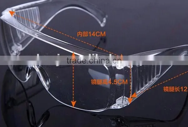 2016 Hot Selling Safety Glasses CE EN166 PC Safety Glass Eye Protection Medical Safety Glasses photo-3