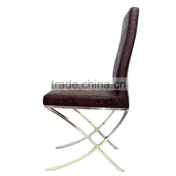 Upholstery Dining Room Chair With Stainless Steel Leg photo-2