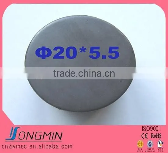 Axial Magnetized Magnet Round Rubber