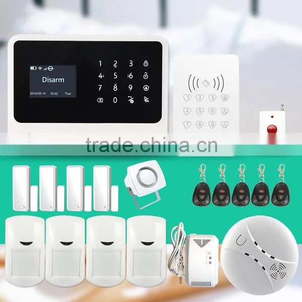 Multi-language Wireless Alarm System Work With Smart Socket for Smart Function & Gsm Home Alarm System Smart Home Wifi Alarms photo-2