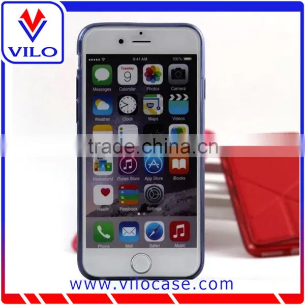 Factory Wholesales Utra Slim Tpu With Leather Kickstand Mobile Phone Case for Iphone 6 photo-5