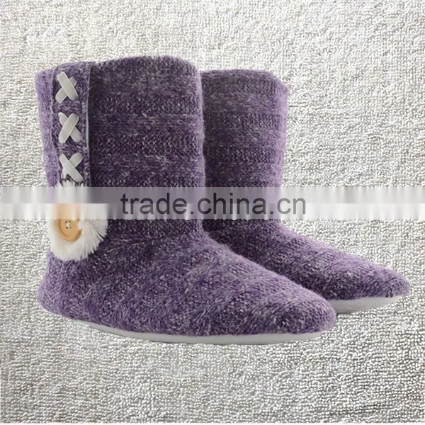 NEW LADIES FURRY LINED SLIPPERS WINTER COMFY ANKLE BOOTS photo-4