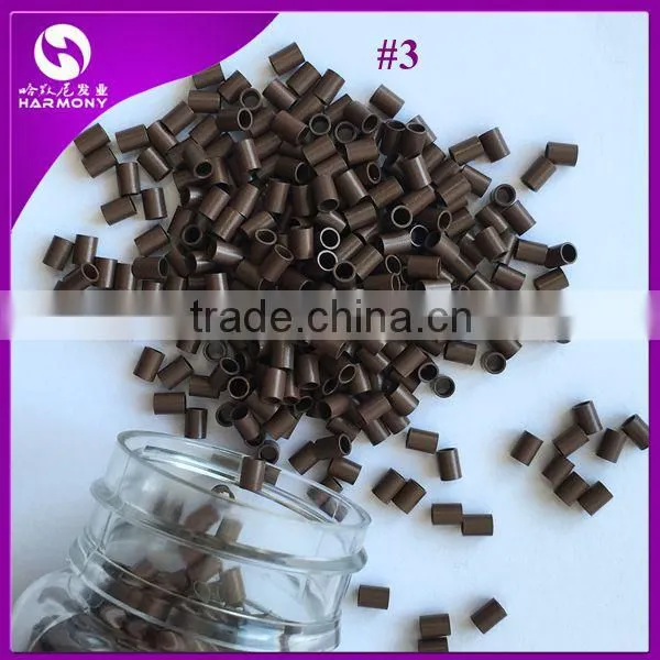 Mini Lock Straight Copper Micro Rings Tube Bead For I Tip Hair Extension Hair Extension Micro Rings Tools photo-4