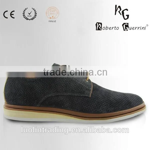 Suede Lace up Stylish Design Custom Casual Shoes photo-4