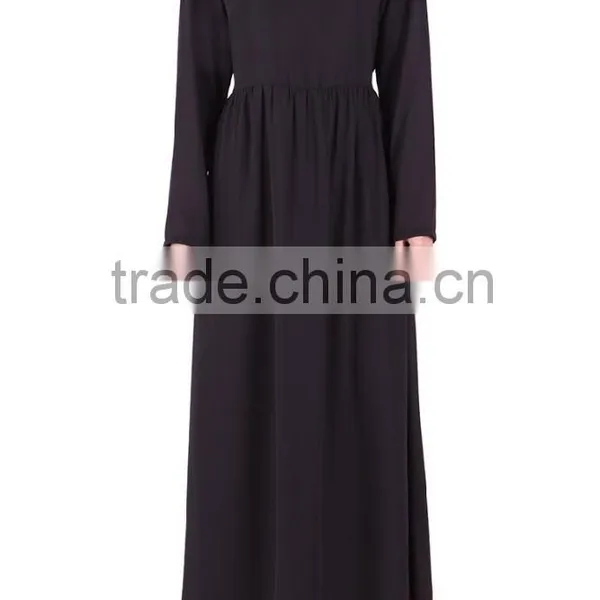 China Export Clothes Islamic Clothing BlockColor Muslim Dresses photo-2