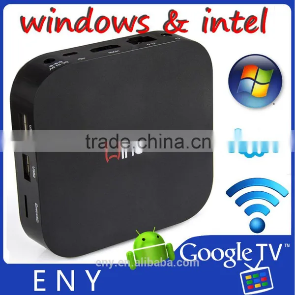 ENY EW01 Intel HD ROM32GB Dual System AP6330 Wintel tv Box Built-in IR Receiver