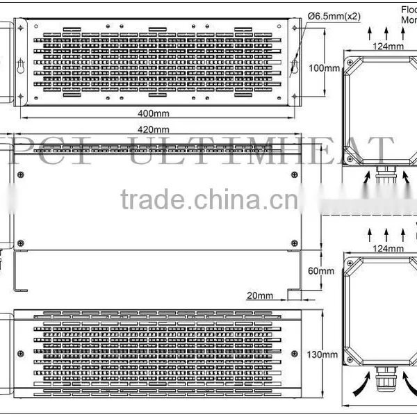 Type 9CG3, Enclosed Finned Heaters Without Controls photo-2