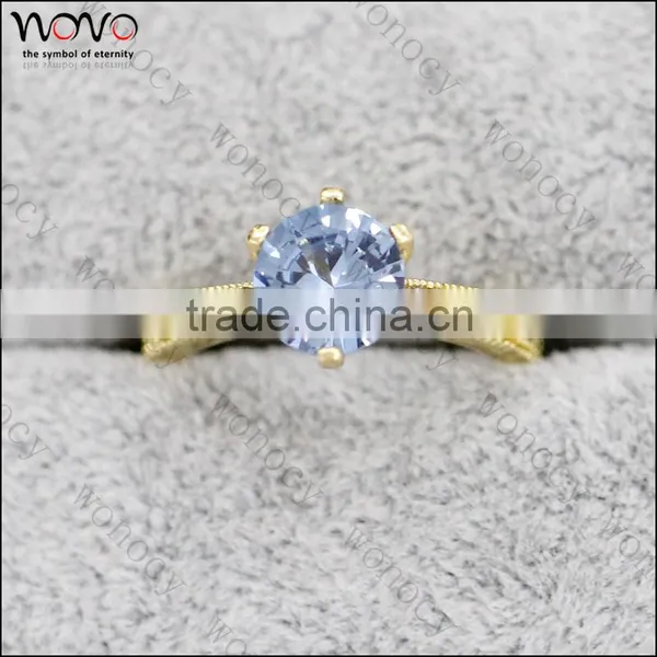 2016 Fashion China Wholesale Jewelry Gold Plated With Zirco Stone Ring Designs Brass Ring Jewelry