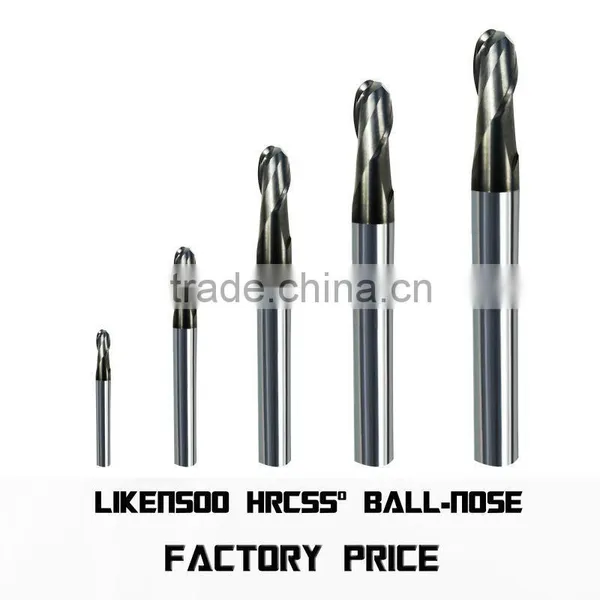 Liken500 Ball Nose 2 Flute Hard Metal Cutting Tools photo-5