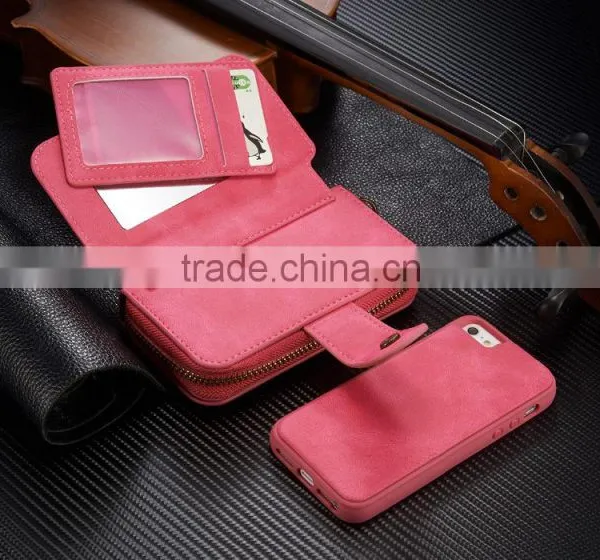 Factory Supply Attractive Flip Wallet Case for Iphone 5se photo-6