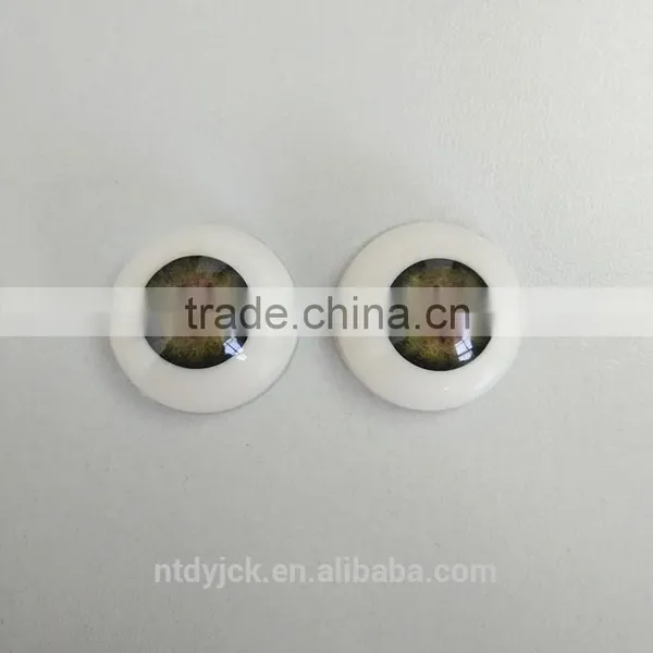 Oval and Round Blue Acrylic Doll Eyes photo-2