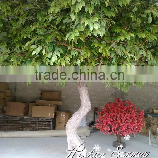 Factory Price Artificial Evergreen Tree Plastic Tree Artificial Carambola Tree for Outdoor Garden Decoration photo-3