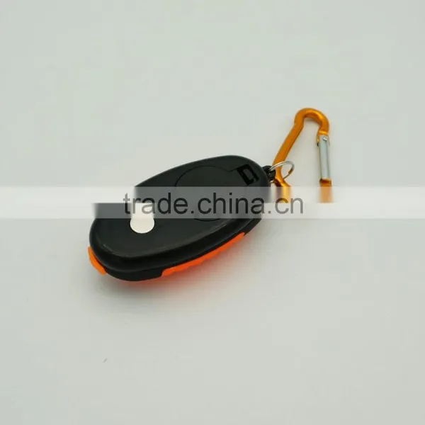 2016 New Design COB Carabiner Keychain Light With 2*2032 Battery photo-2
